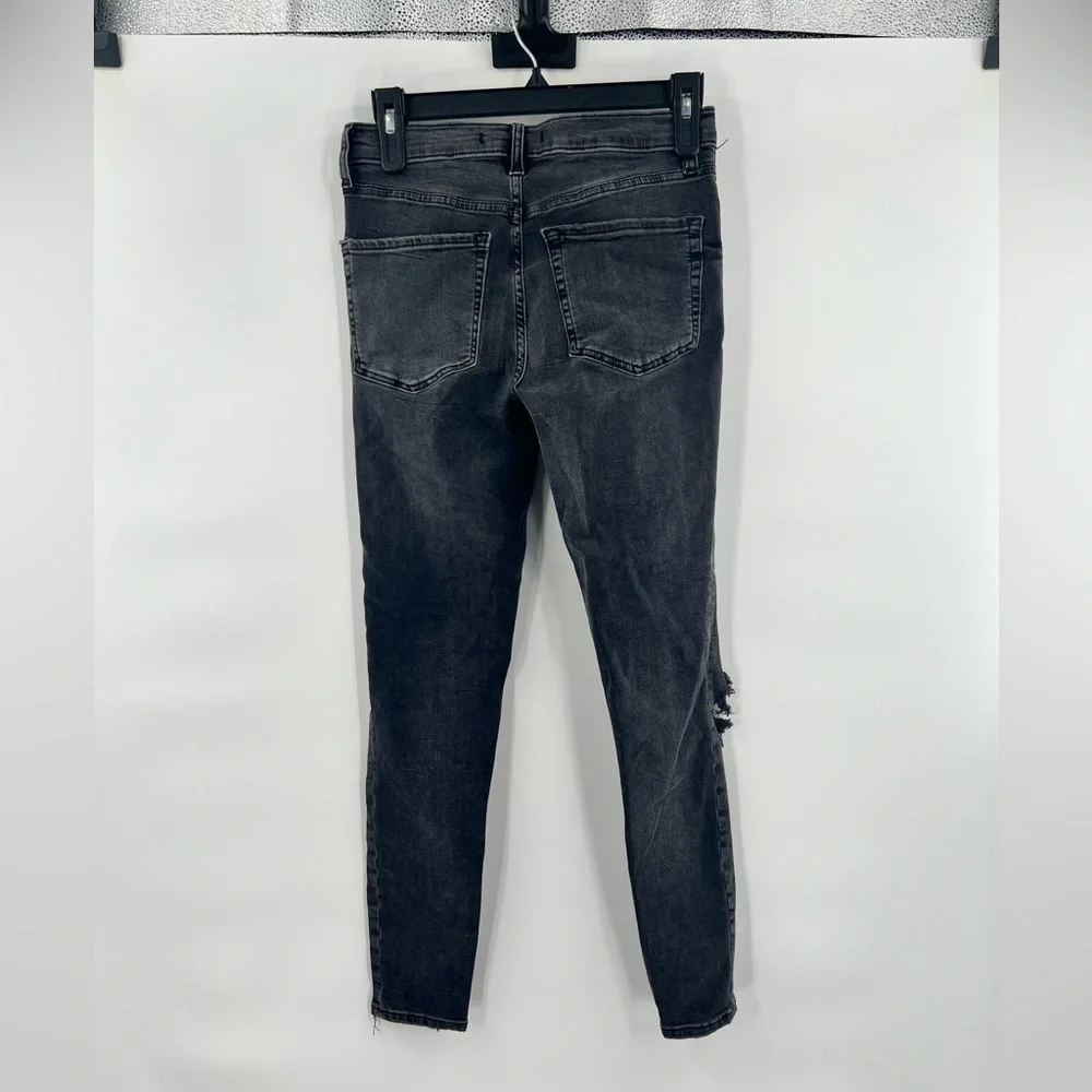Free People grey ribbed jeans size W27